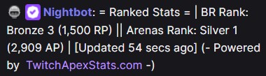 Example of Ranked Stats Command